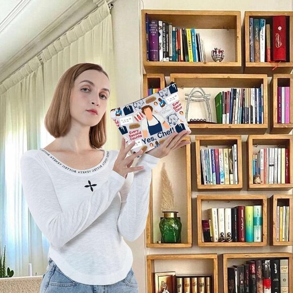 Carmy Chef Makeup Bag Sydney & Natalie Fans Gift Chef Carmy Zipper Pouch Bag Che - Picture 7 of 7